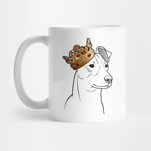 Jack Russell Dog King Queen Wearing Crown Mug